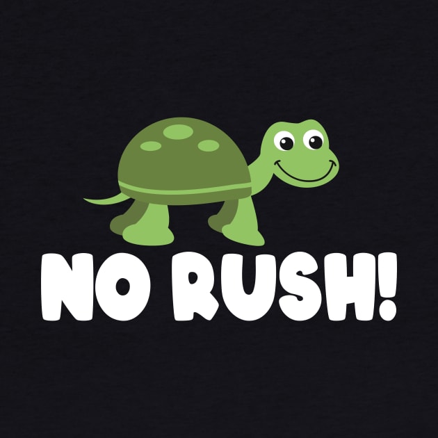 No Rush Turtle by Foxxy Merch